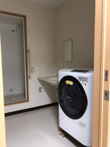 女性専用のお風呂場・洗濯機